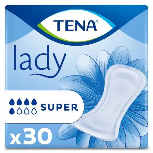 TENA Lady Super, Kadın Mesane Pedi, 5 Damla, 30’lu