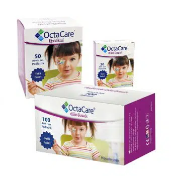 OctaCare Pediatrik Göz Pedi Kız 5cm x 6,2cm 100 Adet