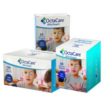 OctaCare Pediatrik Göz Pedi Erkek 5cm x 6,2cm 20 Adet