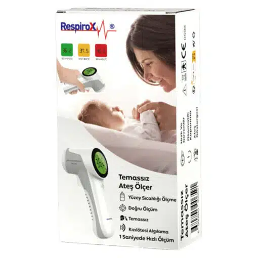 Respirox Temassız Ateş Ölçer Vücut ve Nesne Ölçer JM-01